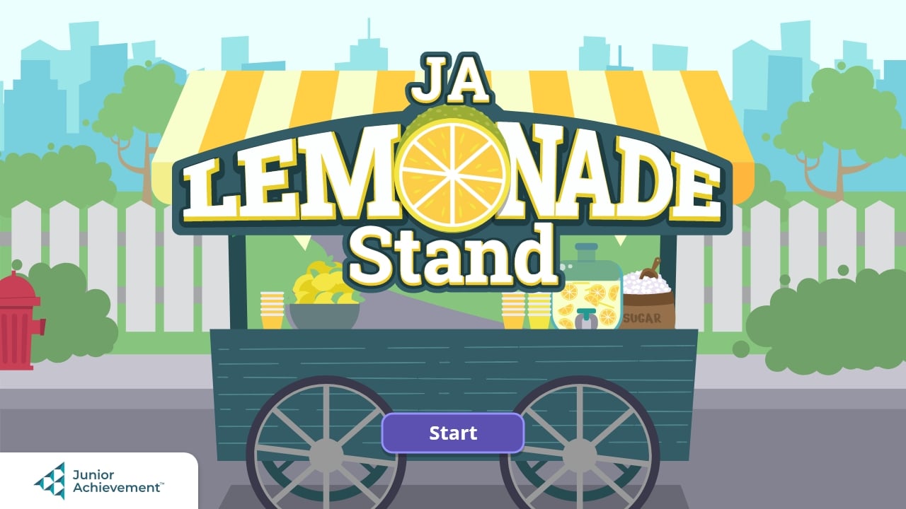 JA Lemonade Stand Game - Title Screen JA Lemonade Stand Game - Title Screen